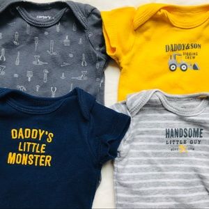 Carters newborn boys onesies